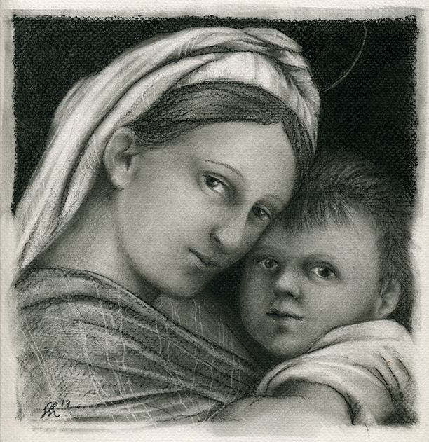 la madonna della seggiola di raffaello